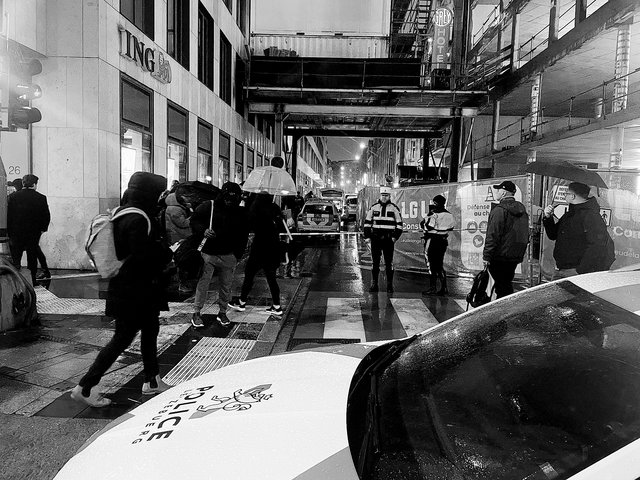 Repressive Polizeiaktion am frühen Mittwochabend in der Rue Joseph Junck