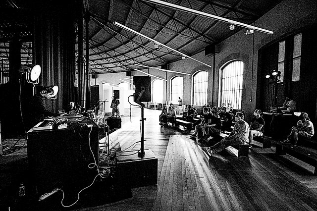 Slambergaze bei der ersten Session des Festivals in den Rotondes