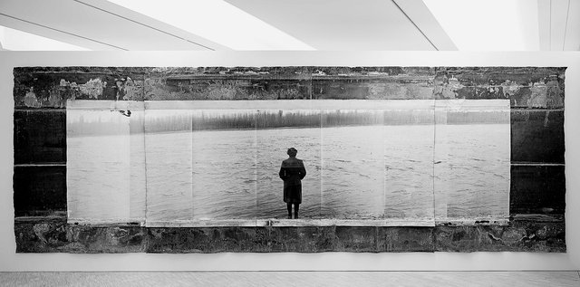 Dans l’exposition au LaM, Der Rhein, 1969-2012