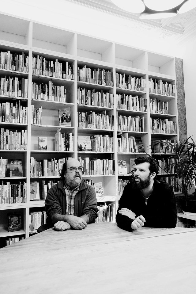 Raymond Klein et David Hofman, mardi dernier, dans les locaux de l’ASTM à Luxembourg