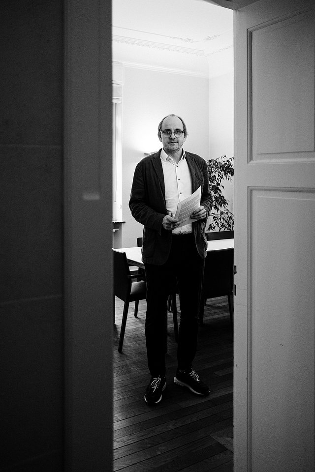 Pierre Hurt mardi  en son cabinet à Luxembourg-Ville