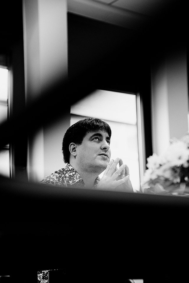 Michel  Lemaire im ADR-Fraktionsbüro