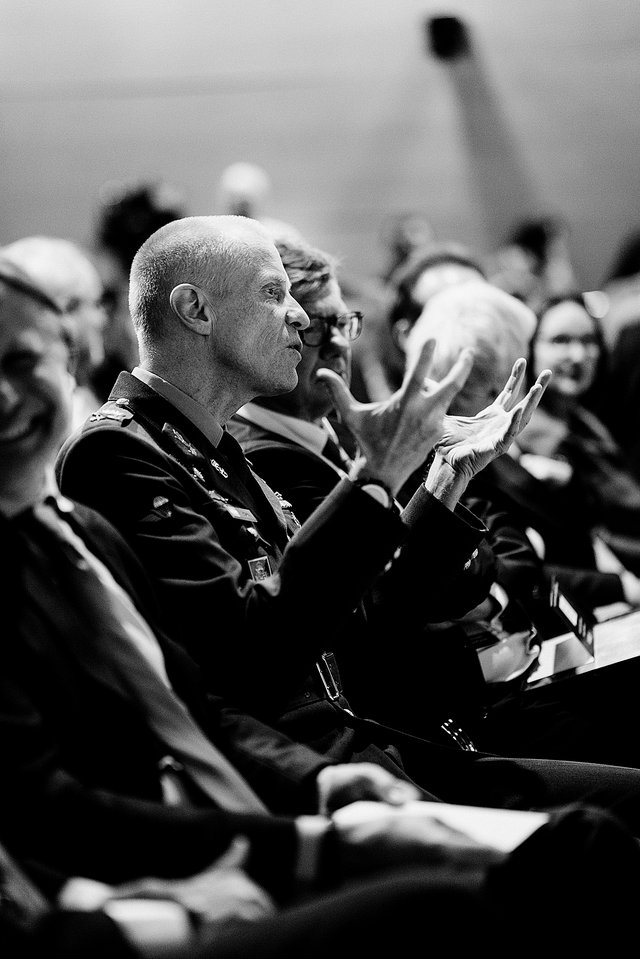 Le général Steve Thull lundi  à la Chambre  de commerce