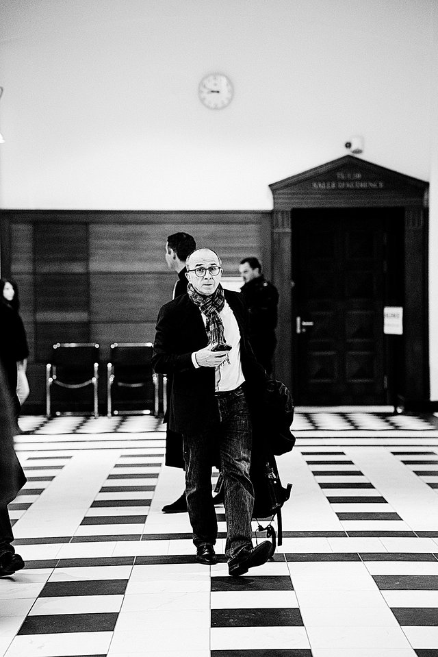 Roberto Traversini, mercredi, à la Cité judiciaire